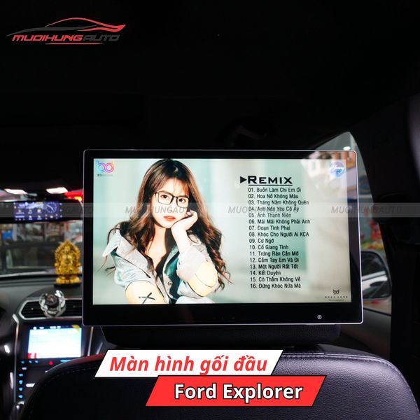 Màn Hình Gối Đầu Ô Tô Ford Explorer