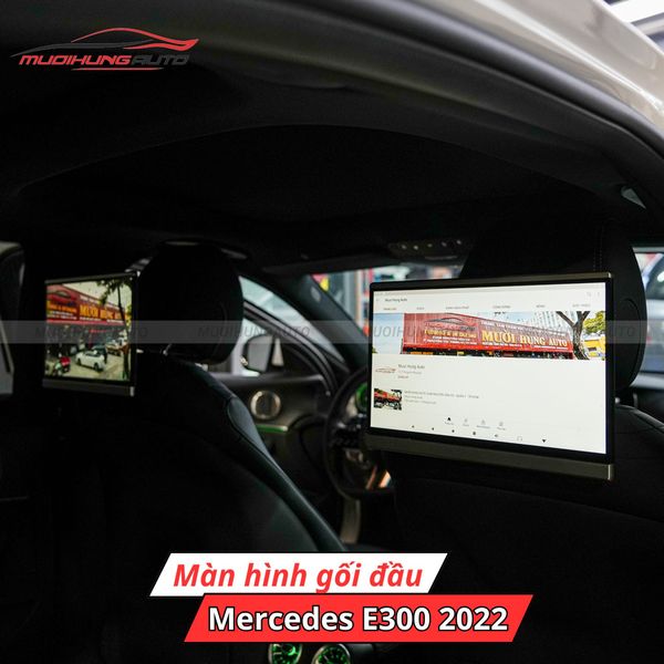 Màn Hình Gối Đầu Ô Tô Mercedes E300 2022