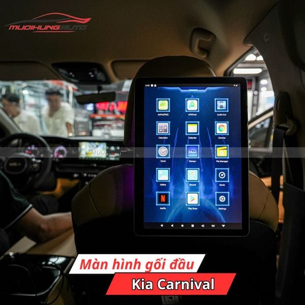 Màn Hình Gối Đầu Ô Tô Kia Carnival