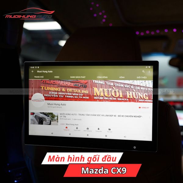 Màn Hình Gối Đầu Ô Tô Mazda CX9