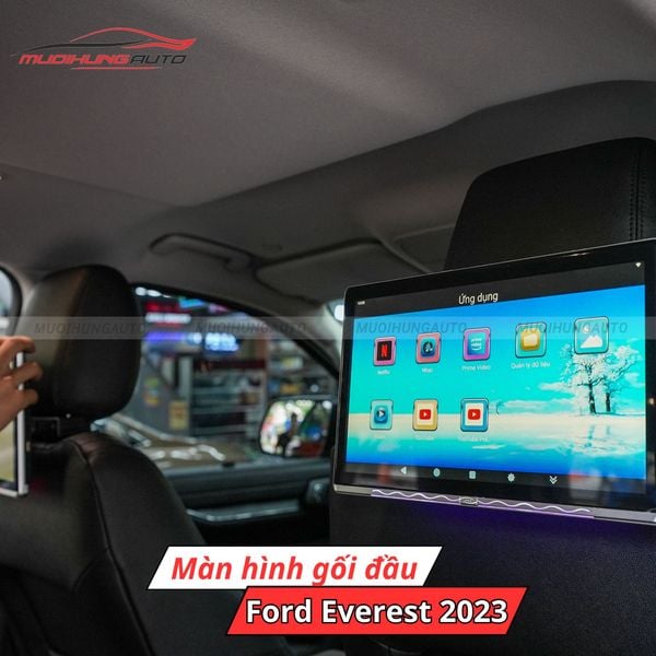 Màn Hình Gối Đầu Ô Tô Ford Everest 2023