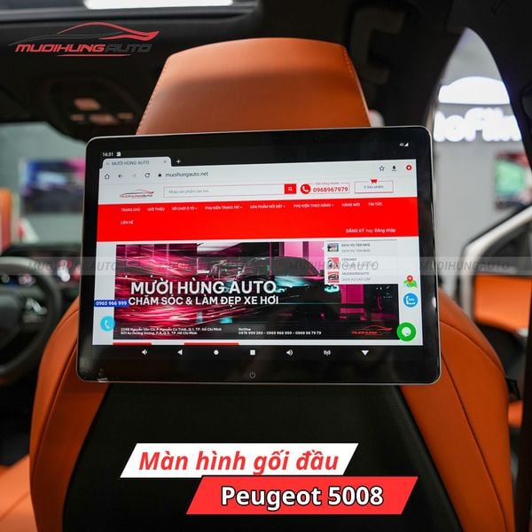 Màn Hình Gối Đầu Ô Tô Peugeot 5008