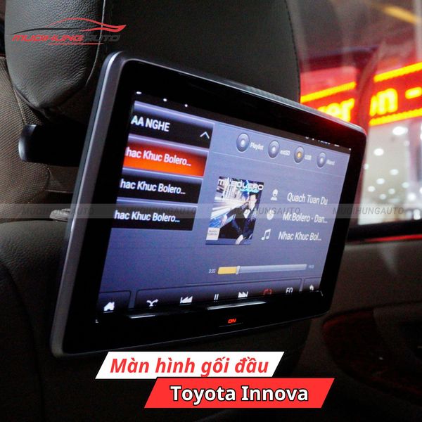 Màn Hình Gối Đầu Ô Tô Toyota Innova