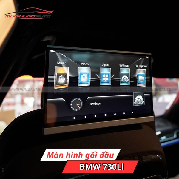 Màn Hình Gối Đầu Ô Tô BMW 730Li