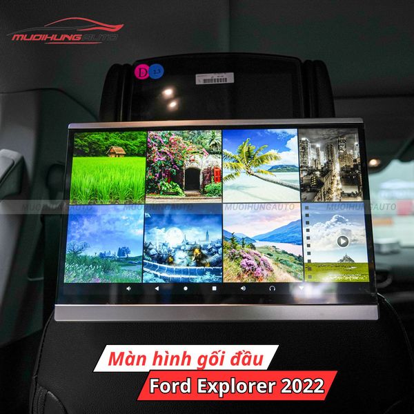 Màn Hình Gối Đầu Ô Tô Ford Explorer 2022