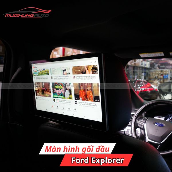Màn Hình Gối Đầu Ô Tô Ford Explorer
