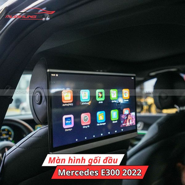 Màn Hình Gối Đầu Ô Tô Mercedes E300 2022