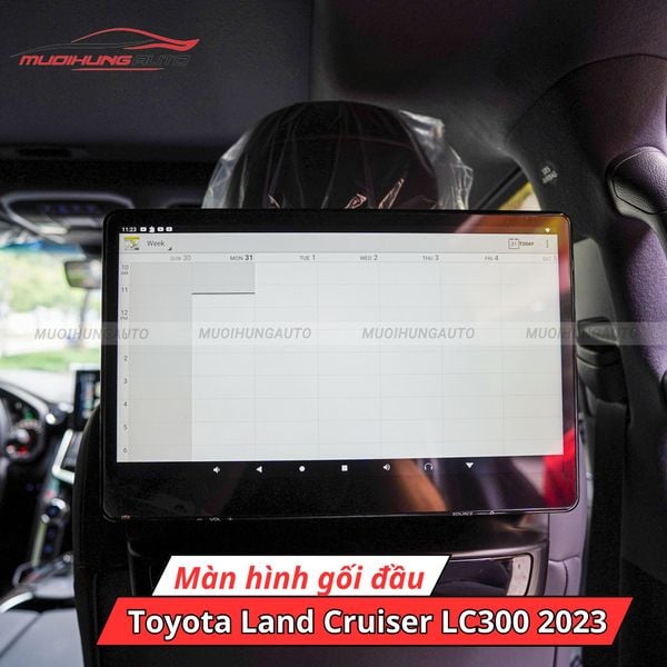 Màn Hình Gối Đầu Ô Tô Toyota Land Cruiser LC300 2023
