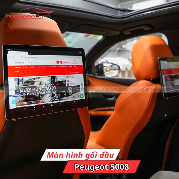 Màn Hình Gối Đầu Ô Tô Peugeot 5008