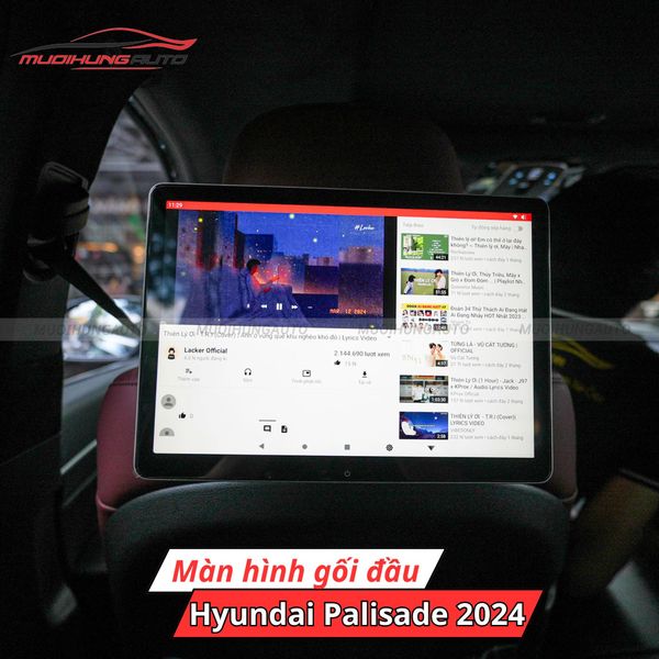 Màn Hình Gối Đầu Ô Tô Hyundai Palisade 2024