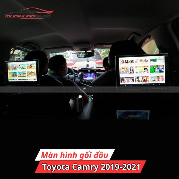 Màn Hình Gối Đầu Ô Tô Toyota Camry 2019-2021