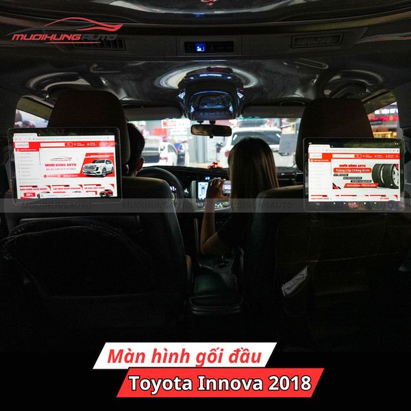 Màn Hình Gối Đầu Ô Tô Toyota Innova 2018