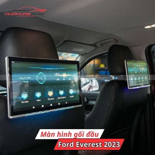 Màn Hình Gối Đầu Ô Tô Ford Everest 2023