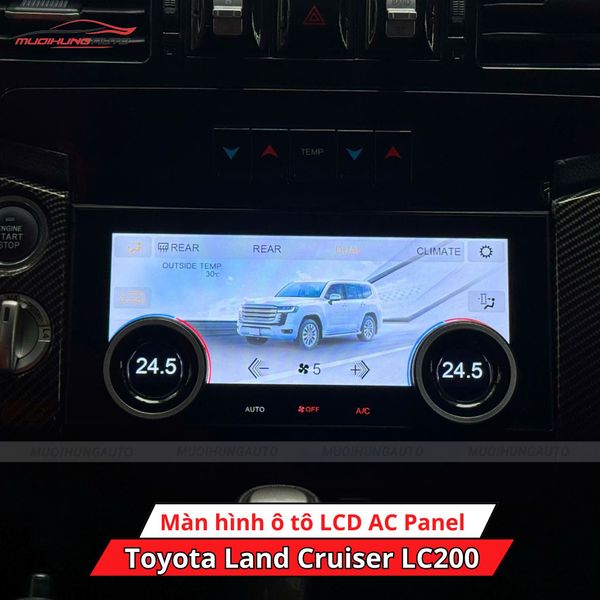 Màn Hình Ô Tô LCD AC Panel Cho Xe Toyota Land Cruiser LC200