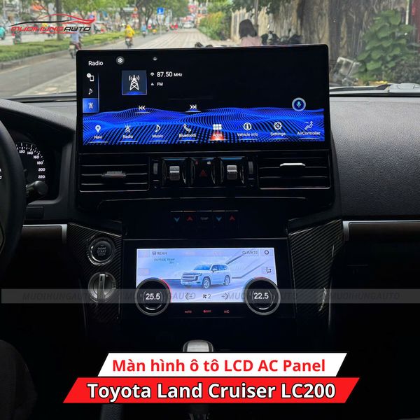 Màn Hình Ô Tô LCD AC Panel Cho Xe Toyota Land Cruiser LC200