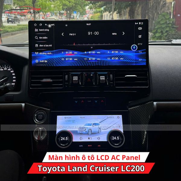 Màn Hình Ô Tô LCD AC Panel Cho Xe Toyota Land Cruiser LC200