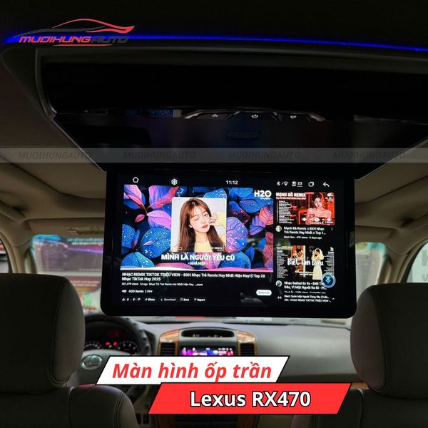 Màn Hình Ốp Trần Ô Tô Lexus RX470