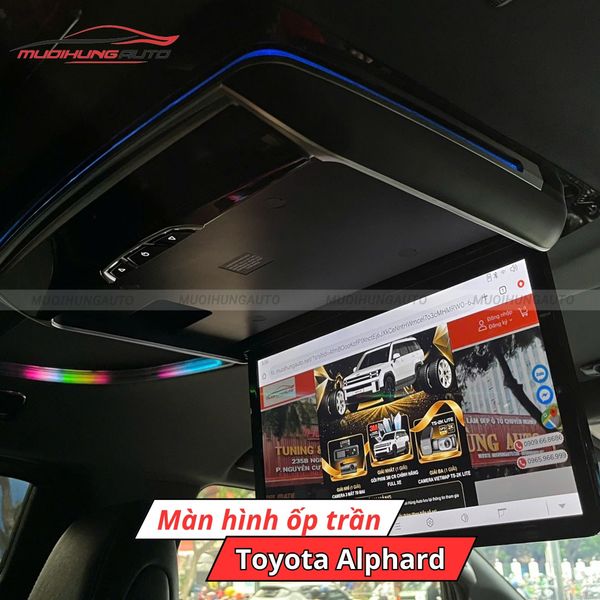 Màn Hình Ốp Trần Ô Tô Toyota Alphard
