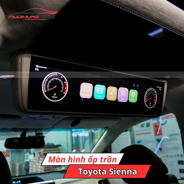Màn Hình Ốp Trần Ô Tô Toyota Sienna