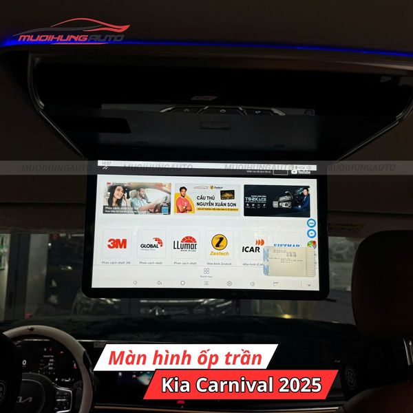 Màn Hình Ốp Trần Ô Tô Kia Carnival 2025