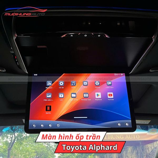 Màn Hình Ốp Trần Ô Tô Toyota Alphard