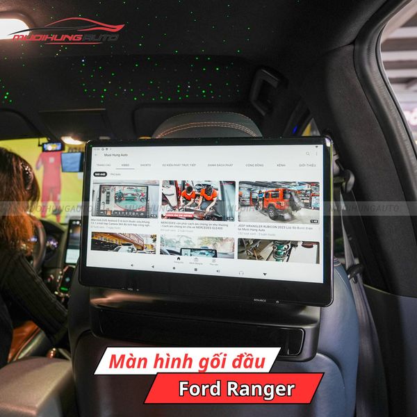 Màn Hình Gối Đầu Ô Tô Ford Ranger