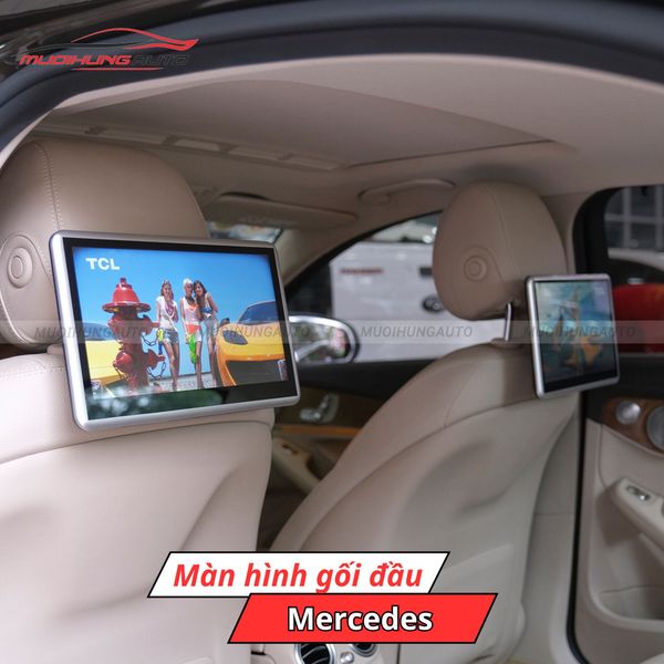 Màn Hình Gối Đầu Ô Tô Mercedes