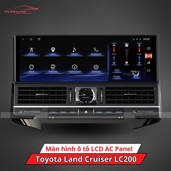 Màn Hình Ô Tô LCD AC Panel Cho Xe Toyota Land Cruiser LC200