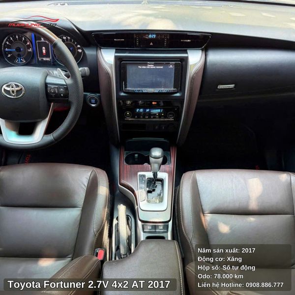 Toyota Fortuner 2.7V 4x2 AT - 2017