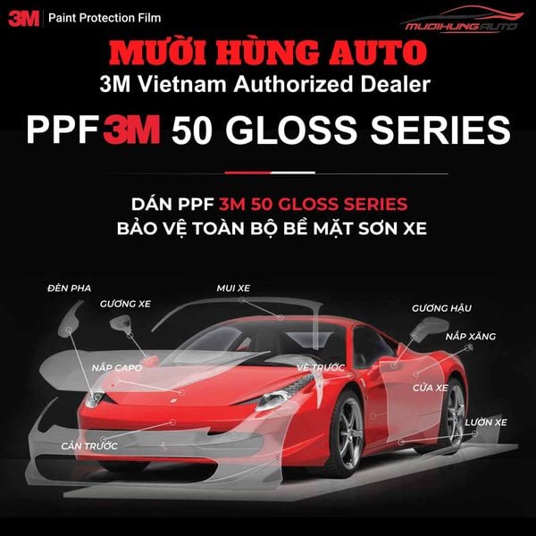 Phim PPF 3M 50 Gloss Series