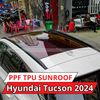 Hyundai Tucson 2024 Dán Phim PPF TPU SUNROOF Cách Nhiệt Cửa Sổ Trời