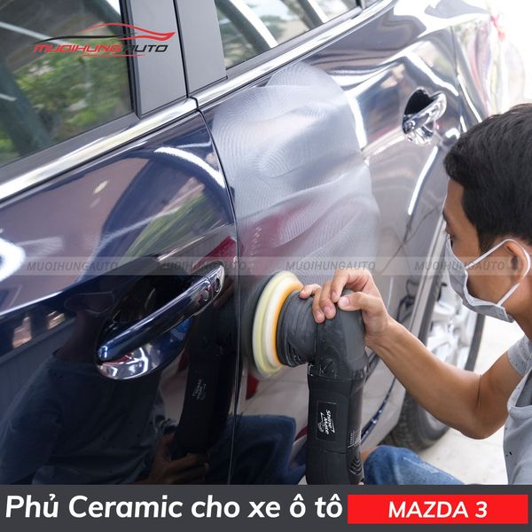 Phủ Ceramic Cho Xe Ô Tô Mazda 3