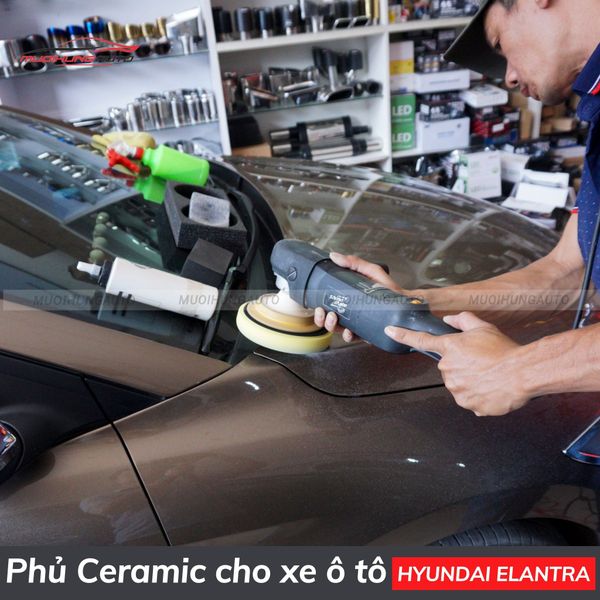 Phủ Ceramic Xe Ô Tô Hyundai Elantra