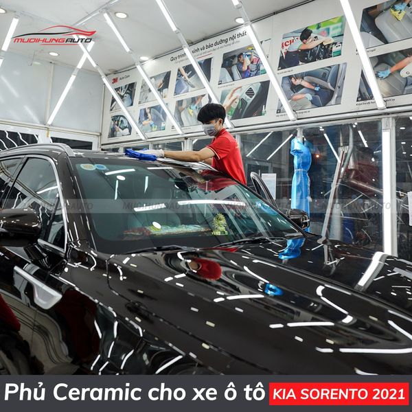 Phủ Ceramic Cho Xe Ô Tô Kia Sorento 2021