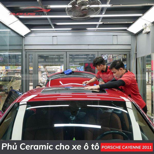 Phủ Ceramic Cho Xe Ô Tô Porsche Cayenne 2011