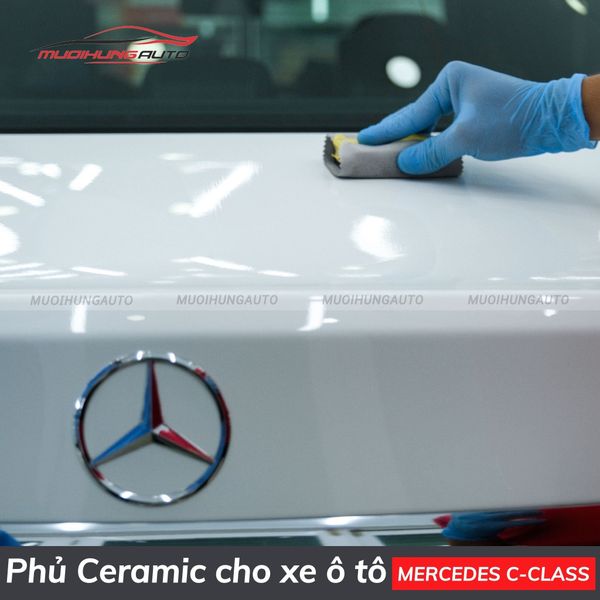 Phủ Ceramic Cho Xe Ô Tô Mercedes C-Class
