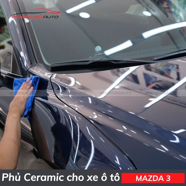 Phủ Ceramic Cho Xe Ô Tô Mazda 3
