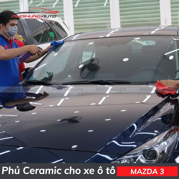 Phủ Ceramic Cho Xe Ô Tô Mazda 3
