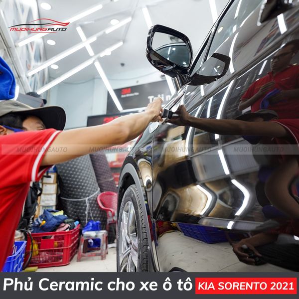 Phủ Ceramic Cho Xe Ô Tô Kia Sorento 2021