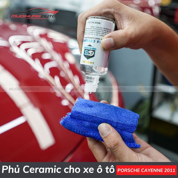 Phủ Ceramic Cho Xe Ô Tô Porsche Cayenne 2011
