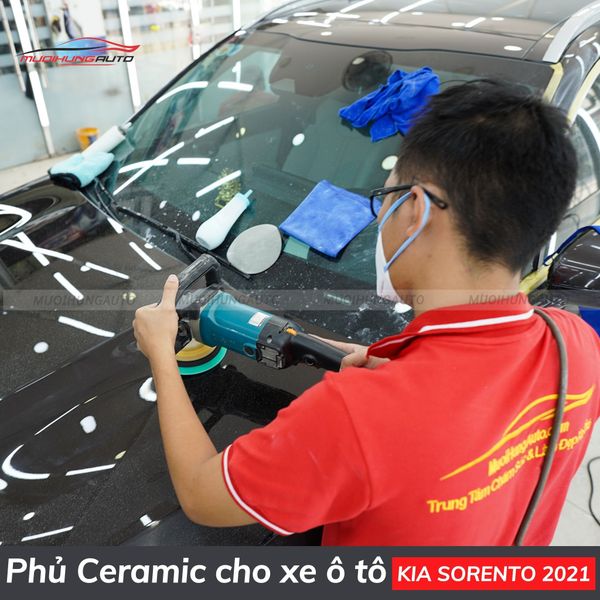 Phủ Ceramic Cho Xe Ô Tô Kia Sorento 2021