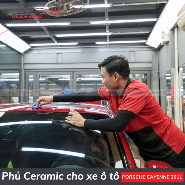 Phủ Ceramic Cho Xe Ô Tô Porsche Cayenne 2011