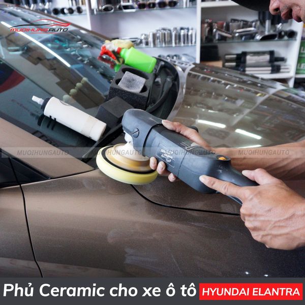 Phủ Ceramic Xe Ô Tô Hyundai Elantra