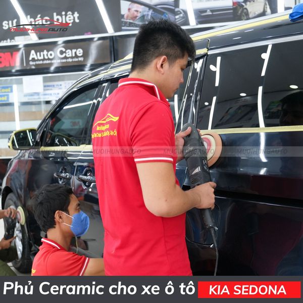 Phủ Ceramic Cho Xe Ô Tô Kia Sedona
