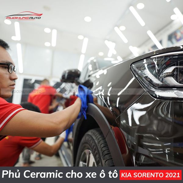 Phủ Ceramic Cho Xe Ô Tô Kia Sorento 2021