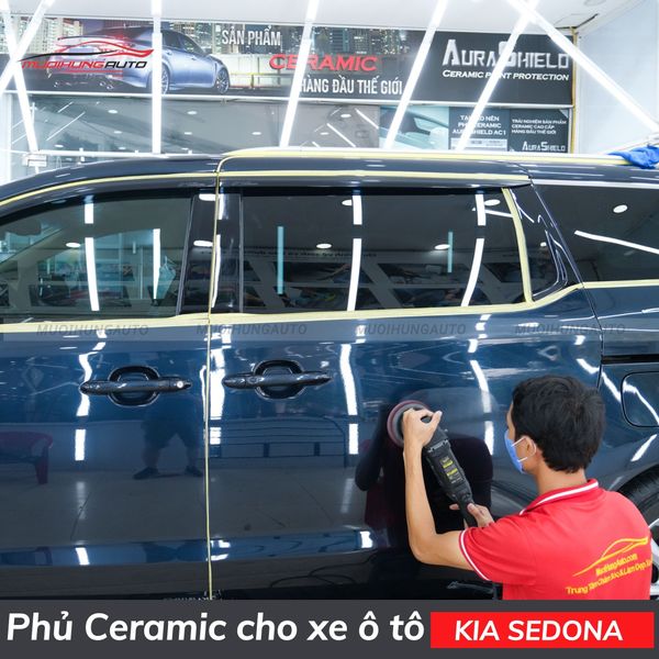 Phủ Ceramic Cho Xe Ô Tô Kia Sedona
