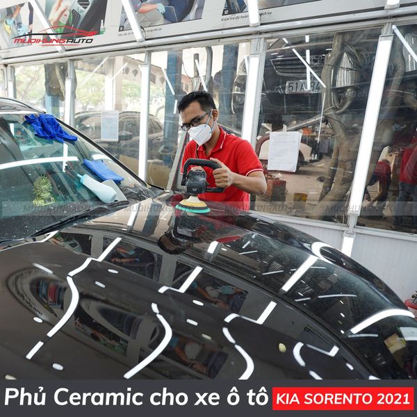 Phủ Ceramic Cho Xe Ô Tô Kia Sorento 2021