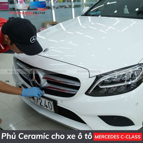 Phủ Ceramic Cho Xe Ô Tô Mercedes C-Class
