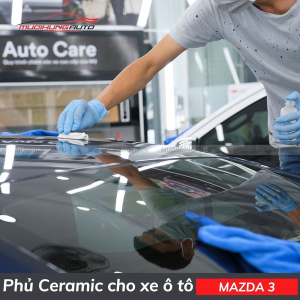 Phủ Ceramic Cho Xe Ô Tô Mazda 3