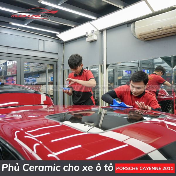 Phủ Ceramic Cho Xe Ô Tô Porsche Cayenne 2011